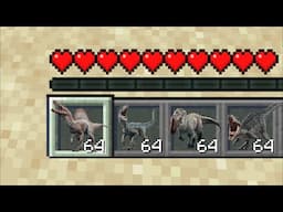 Minecraft DON'T TOUCH THE FORBIDDEN DINOSAUR INVENTORY MOD / DANGEROUS DINOSAURS !! Minecraft Mods