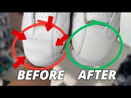 How To: Un-Crease your Sneakers in 5 Minutes