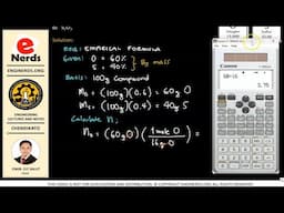 CHEMISTRY | EMPIRICAL FORMULA OF A COMPOUND | PROBLEM 007 | SOLVED SAMPLE PROBLEM | STEM STRAND