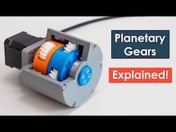 How Planetary Gears Work | 3D Printed Planetary Gearbox Design and Test