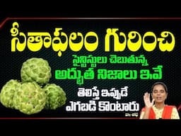 ఈ ఒక్క పండు తింటే ఎన్ని లాభాలో తెలుసా? | Custard apple benefits in telugu | Health Tips In Telugu