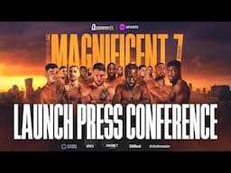 The Magnificent 7 in London Press Conference | Denzel Bentley, Sam Noakes, David Adeleye