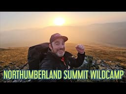 NORTHUMBERLAND SUMMIT WILDCAMP | Camping in my new tent, MSR Tindheim 2