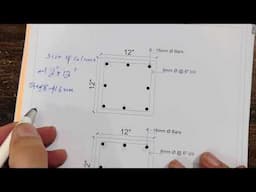 Column and Footing Drawing with Structural Design