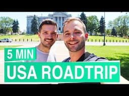 USA Roadtrip in 5 Minutes - From Denver to Las Vegas 🚗🌵