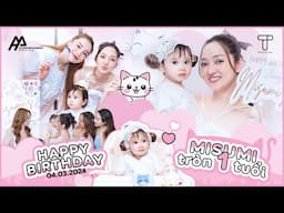 Happy 1st Birthday, Misumi | Mà mí Bảo Anh, các Chị đẹp bất ngờ khi Misumi "chọn nghề" buổi thôi nôi