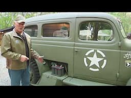 1942 WC-53 Dodge Carryall | Battery, Seats and Window hardware (Part 3)