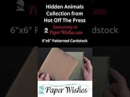 Introducing Hidden Animals Collection by Hot Off The Press| PaperWishes.com #shorts