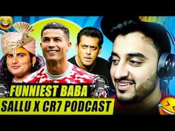 POOKIE BABA x SALLU BHAI x CR7 PODCAST | TRY NOT TO LAUGH | Aamers Den