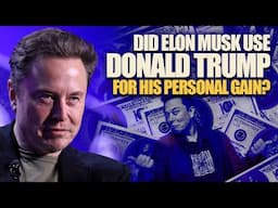 Elon Musk used Donald Trump? | Wallstreet Trapper (Trappin Tuesday's)