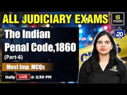 The Indian Penal Code 1860 ( IPC ) For All Judiciary Exams L-20 | Utkarsh Law Classes | Rekha Ma'am