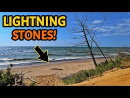 "Lightning" in the Stones! Beachcombing for One of Lake Michigan's Most Sought After Treasures!