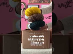 Unbox Hobbii Apricity with Me 🧶 #yarn #unboxing #tlyarncrafts #crochet #knitting