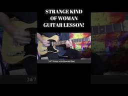 STRANGE KIND OF WOMAN GUITAR LESSON!  #shortsfeed #shortsvideo #deeppurple #ritchieblackmore