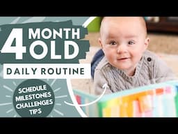 DAILY ROUTINE of a 4 MONTH OLD Baby: Schedule, Milestones, Tips and Tricks | The Carnahan Fam