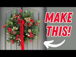 Easy High End Classic Christmas Wreath