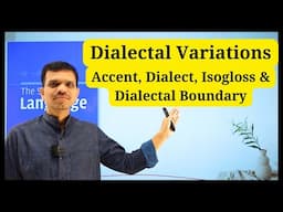 Dialectal Variations | Accent, Dialect, Isogloss, Dialect Boundary | #literaturesimply