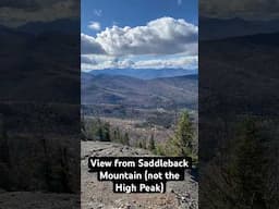 The view from Saddleback Mountain (not the High Peak) last weekend in the Adirondacks. #adirondacks