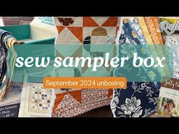 September 2024 Sew Sampler Box (Fat Quarter Shop Unboxing!)