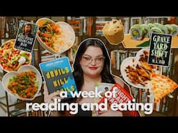 what i ate and read this week 🍲📖 weekly reading vlog