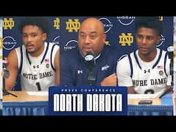 Micah Shrewsberry and Players Postgame Presser | N Dakota (11.19.2024) | Notre Dame Men's Basketball