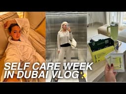 A week of self care in Dubai vlog | Spa on the Palm, Detox, Dubai reccs chat