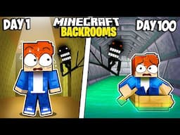 I Survived 100 Days in the BACKROOMS in Minecraft