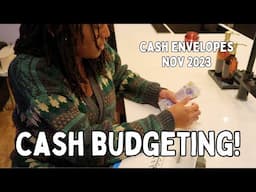 CASH ENVELOPE SYSTEM UK | Budget for November 2023 | Cash Stuffing