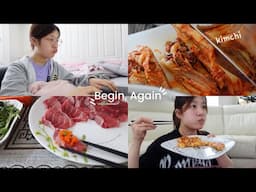 Begin, Again🍚 | what I ate at home