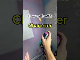 How to easy Graffiti Character 👈 #graffitihowto