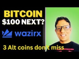 Bitcoin near by $1,00000 | Don’t miss these alt coins | Wazirx update - Market update