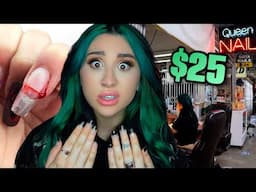 SWAP MEET NAIL SALON???Going to the CHEAPEST NAIL SALON EVER