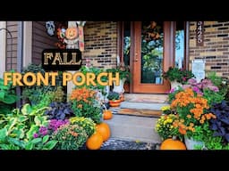 🍁 Fall Front Porch Makeover: DIY Autumn Decor Ideas 🍂 Fall Containers Ideas