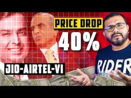 Major Price CUT 40% | Airtel, Jio और Vodafone Idea के Recharge Plans हो जाएंगे सस्ते!