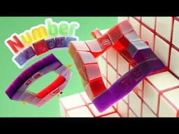 Gummy Numberblock 16 falls like Jelly!