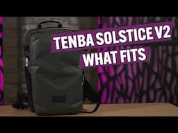 Tenba Solstice V2 what fits