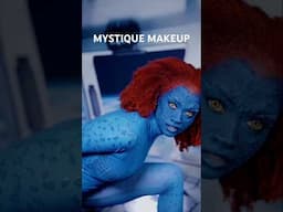 Mystique Makeup Look 🎨 FX Halloween Makeup #makeup #makeuptutorial #makeupartist