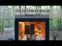 THE GETAWAY house experience | Glamping Vlog | Tiny Cozy Cabin | Instagramable Stay| Basye, Virginia