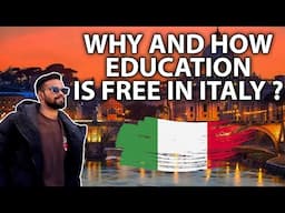 WHY EDUCATION IS FREE IN ITALY 🇮🇹 FOR INTERNATIONAL STUDENTS? #studyinitaly #italystudentvisa