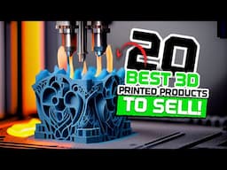 Top 20 BEST 3D printed products to SELL! 🤑💰💵