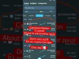 Don’t miss your opportunity! Capybara Nation #crypto is MAKING MILLIONAIRES Over night 📈