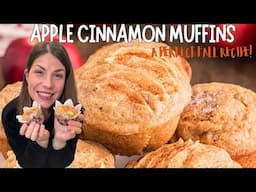 🍂AUTUMN IN A TREAT! APPLE CINNAMON MUFFINS 🍎