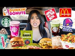 I only ate NEW FAST FOOD ITEMS For The ENTIRE Day!