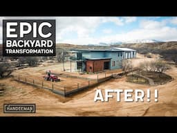 EPIC DIY Backyard Steel Retaining Walls & Stairs - Start to Finish