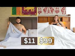 CHEAP VS LUXURY Hotel in Sri Lanka