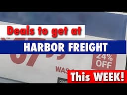 Do not miss out on these Harbor Freight DEALS!  (These sales are now over, but please still watch)