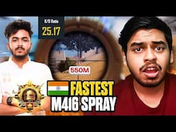 WORLD's FASTEST M416 + 6x Spray Conqueror Fragger SPRAYGOD BEST Moments in PUBG Mobile