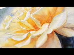 Paint A Stunning Watercolor Rose With Only 3 Colors!