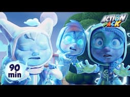 Frozen Again!🥶  Can the Action Pack Stop Cold Snap? ⛄| Action Pack | Adventure Cartoon for Kids