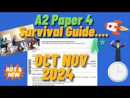 A2 Business P4 Survival Guide 2024 [CAIE]